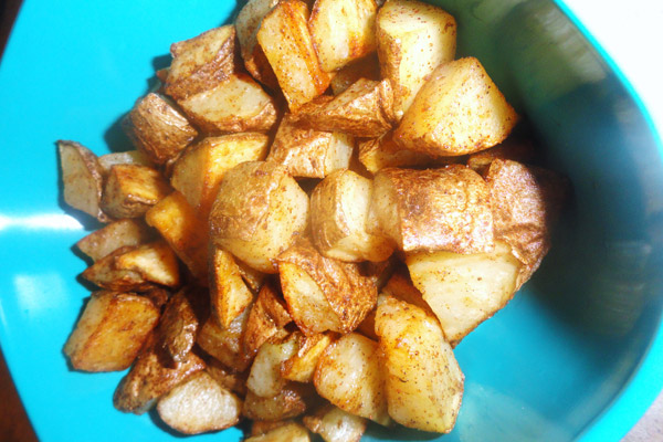 Πικάντικες πατάτες Συνταγη